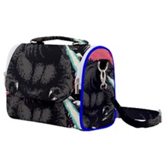 Godzilla Vintage Wave Satchel Shoulder Bag