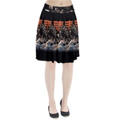 Sushi Dragon Japanese Pleated Skirt by Bedest