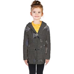 World Map Kids  Double Breasted Button Coat by Ket1n9