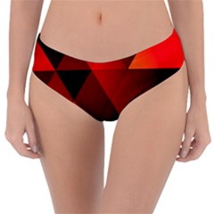 Abstract Triangle Wallpaper Reversible Classic Bikini Bottoms by Ket1n9