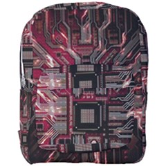 Chip Retro Technology Full Print Backpack by Cendanart