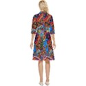 Art Color Dark Detail Monsters Psychedelic Classy Knee Length Dress View4