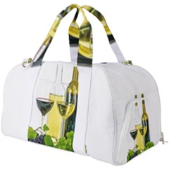 White Wine Red Wine The Bottle Burner Gym Duffel Bag by Ket1n9