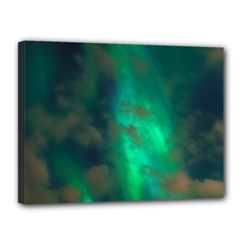 Northern Lights Plasma Sky Canvas 16  X 12  (stretched) by Ket1n9