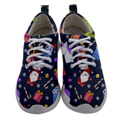 Colorful Funny Christmas Pattern Women Athletic Shoes by Ket1n9