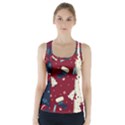 Flat Design Christmas Pattern Collection Art Racer Back Sports Top View1