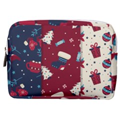 Flat Design Christmas Pattern Collection Art Make Up Pouch (medium)