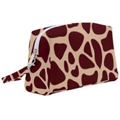 Animal Print Girraf Patterns Wristlet Pouch Bag (large)