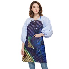 Peacock Feather Retina Mac Pocket Apron by Ket1n9