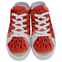 Seamless Background With Watermelon Slices Half Slippers by Ket1n9