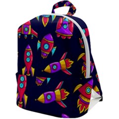 Space Patterns Zip Up Backpack by Hannah976