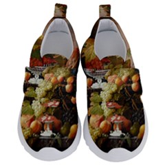Abundance Of Fruit Severin Roesen Kids  Velcro No Lace Shoes by Hannah976
