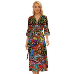 Vector Art Pattern - Midsummer Wrap Dress by Hannah976