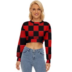 Black And Red Backgrounds- Lightweight Long Sleeve Sweatshirt by Hannah976