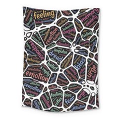Mental Human Experience Mindset Medium Tapestry by Paksenen
