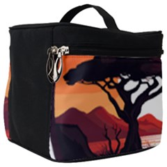 Tree Lake Bird Make Up Travel Bag (big)