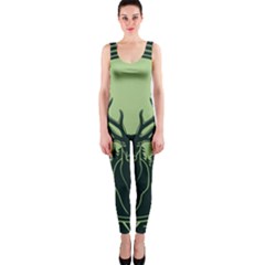 Deer Forest Nature One Piece Catsuit