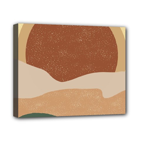 Sunrise Sunset Desert Wall Art Canvas 10  X 8  (stretched)