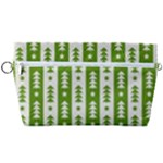 Christmas Green Tree Background Handbag Organizer