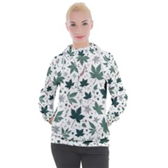 Leaves Nature Bloom Women s Hooded Pullover