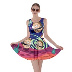 Morty Planet Frizzle Letter 2 Skater Dress by CoolDesigns