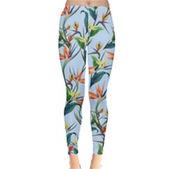 Birdy Floral Leggings  by CoolDesigns