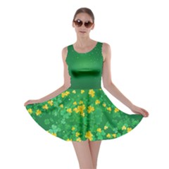 Green St Patricks Day Skater Dress