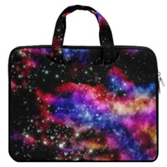 Stylish Galaxy Printed Colorful Carrying Handbag Laptop 16  Double Pocket Laptop Bag  by CoolDesigns