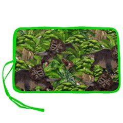 Dinosaur Safari Forest Green Pen Storage Case by CoolDesigns