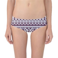 Illustration Ukrainian Folk Seamless Pattern Ornament Classic Bikini Bottoms