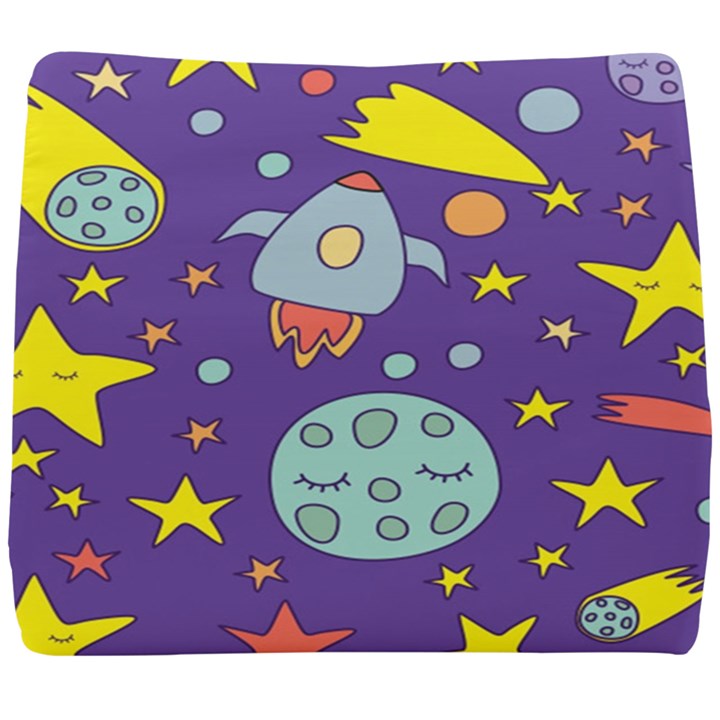 Card With Lovely Planets Seat Cushion