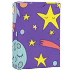 Card With Lovely Planets Playing Cards Single Design (rectangle) With Custom Box by Bedest