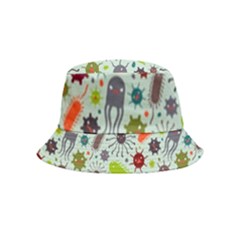 Seamless Pattern With Viruses Inside Out Bucket Hat (kids)