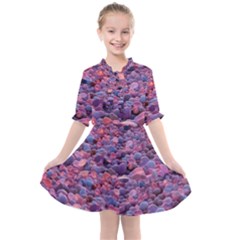 Sea Beach Water Sunset Ocean Kids  All Frills Chiffon Dress