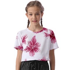 Hawaiian Flowers Kids  Basic T-shirt