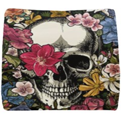 Skull Flowers American Native Dream Catcher Legend Seat Cushion