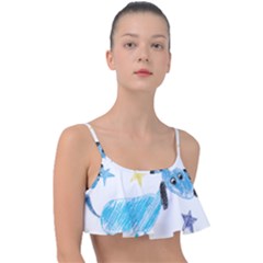 It s A Boy Frill Bikini Top