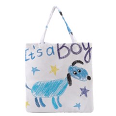 It s A Boy Grocery Tote Bag by morgunovaart