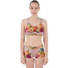 Fruit Pattern Apple Abstract Food Work It Out Gym Set by Proyonanggan