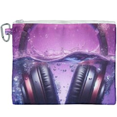 Headphones Sound Audio Music Radio Canvas Cosmetic Bag (xxxl) by Hannah976