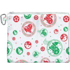 Christmas-texture-mapping-pattern-christmas-pattern-1bb24435f024a2a0b338c323e4cb4c29 Canvas Cosmetic Bag (xxxl) by saad11