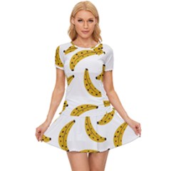 Banana Fruit Yellow Summer Women s Sports Wear Set