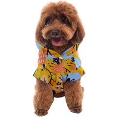 Floral Pattern Adorable Beautiful Aesthetic Secret Garden Dog Coat by Grandong