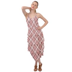 Pink Burberry, Abstract Layered Bottom Dress by nateshop