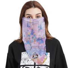 Disney Castle, Mickey And Minnie Face Covering Bandana (triangle) by nateshop