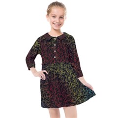 Minimal Glory Kids  Quarter Sleeve Shirt Dress by nateshop