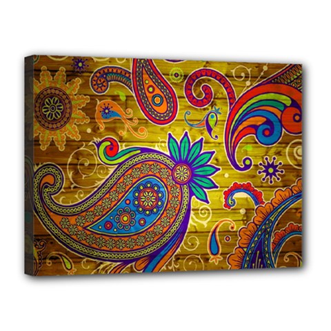 Pattern, Abstract Pattern, Colorful, Canvas 16  X 12  (stretched) by nateshop