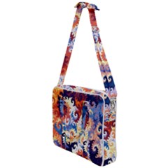 Spirals, Colorful, Pattern, Patterns, Twisted Cross Body Office Bag by nateshop