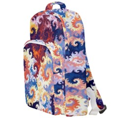 Spirals, Colorful, Pattern, Patterns, Twisted Double Compartment Backpack by nateshop