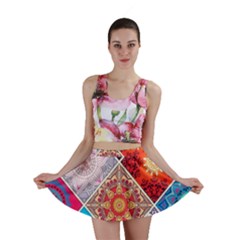 Mandala Pattern Mini Skirt